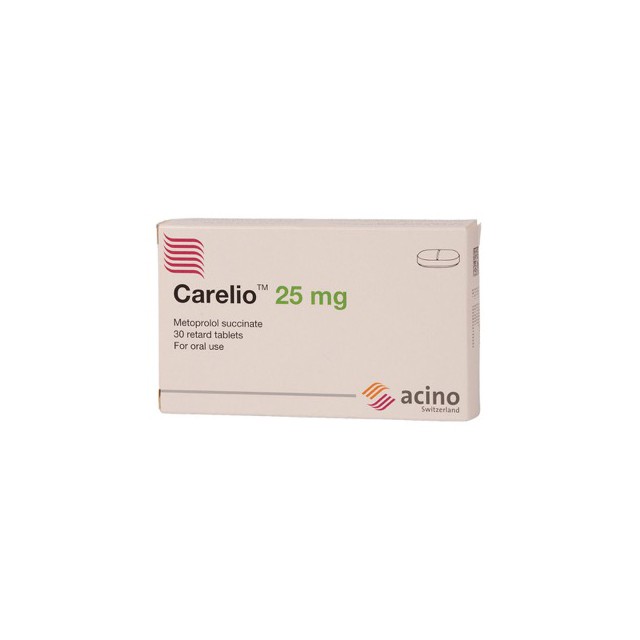 Carelio 25mg Tablets 30