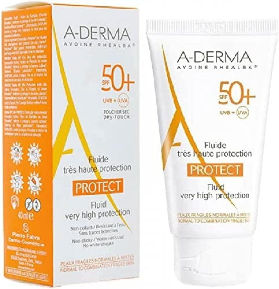 Aderma Protect Invisible Fluid  50+ 40Ml