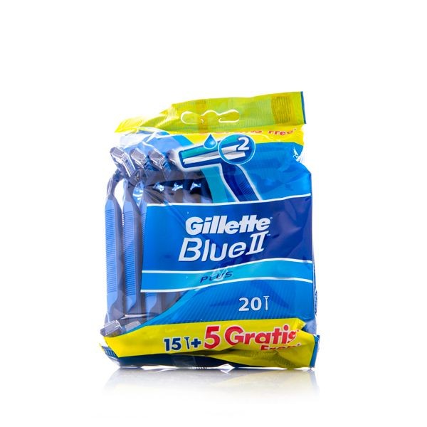 Gillette Blue Plus Disposable Razors 15+5 pcs