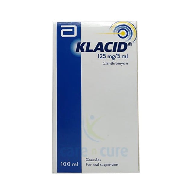 Klacid 125mg/5ml Suspension 100ml