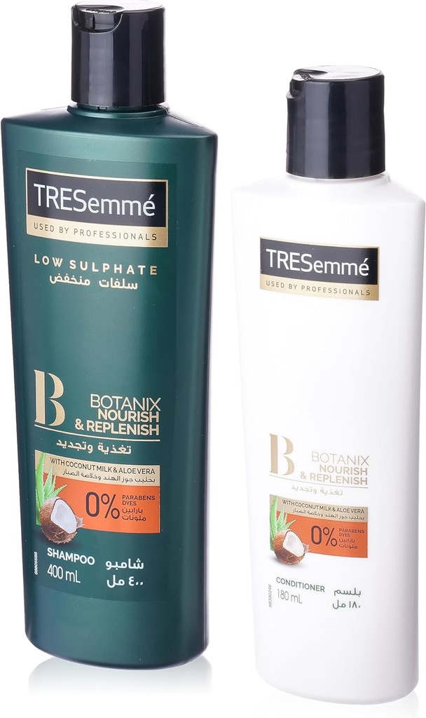 Tresemme Botanix Shampoo and Conditioner 180ml + 7x400ml