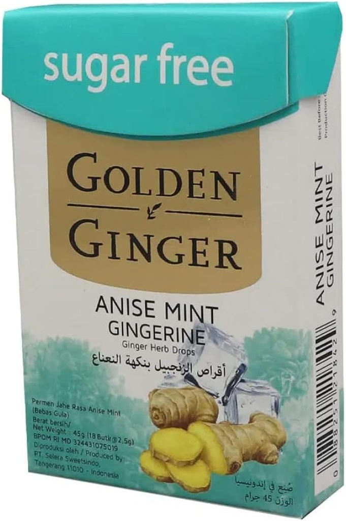 Golden Ginger Mint 45g