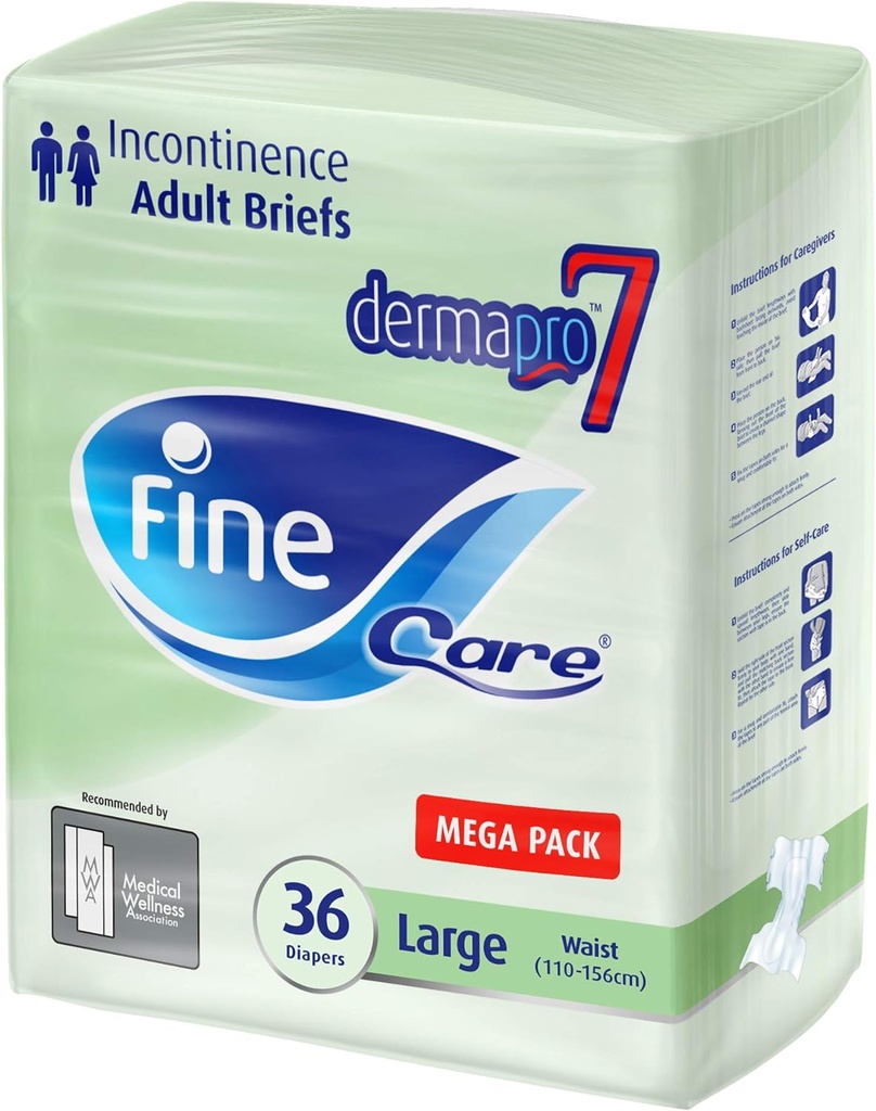 Fine Care Adult Diaper Large 36 pcs