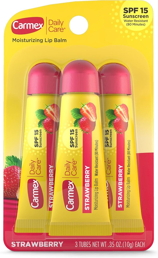 Carmex Lip Balm Strawberry 10g 3 pcs