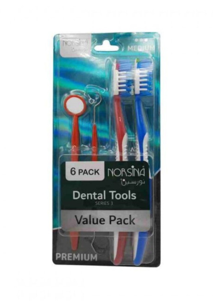 Norsina Toothbrush Soft 6 Pack