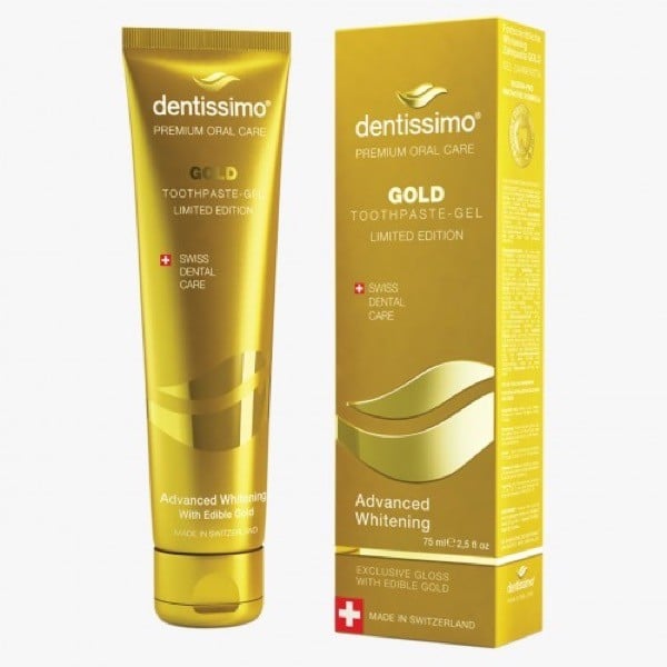 Dentissimo Advanced Whitening Gold Toothpaste 75ml