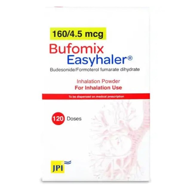 Bufomix Easyhaler 160mcg/4.5mcg Inhaler 120 Doses