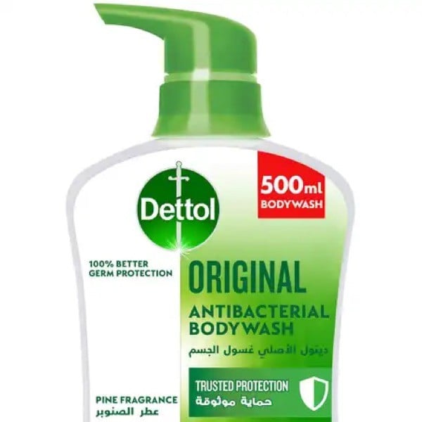 Dettol Shower Gel Original 500ml with Puff