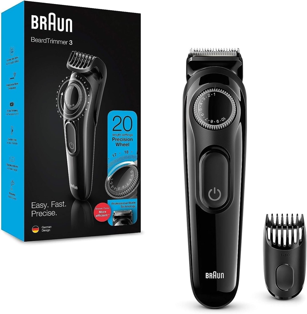 Braun Beard Trimmer BT3222 Black