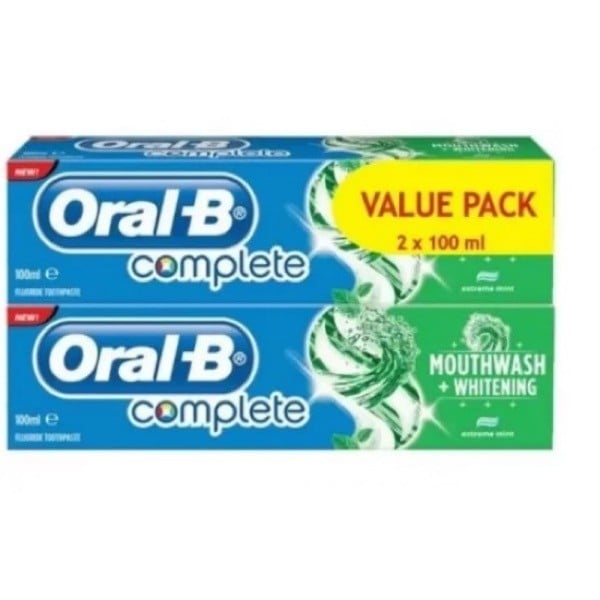 Oral-B Complete Mouthwash 2x100ml