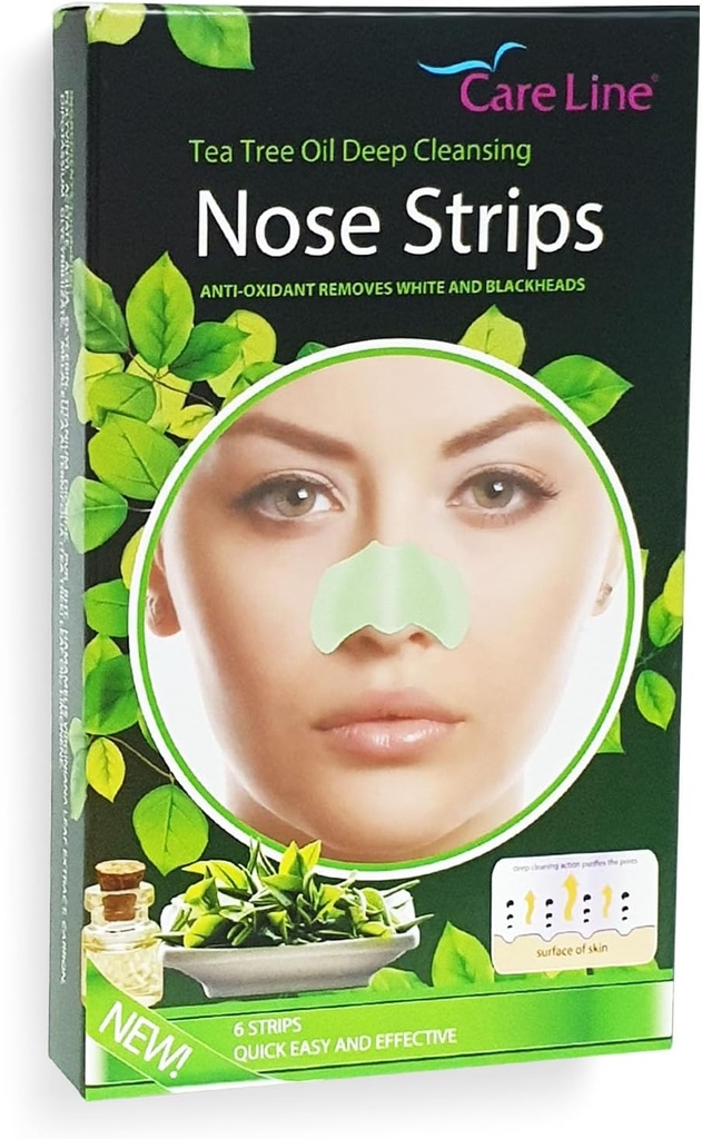 Careline Nose Strips Tea Tree Oil 6 Strips