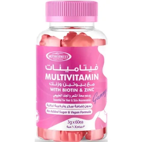 Mothernest Multivitamin With Biotin+Zinc Tablets 60