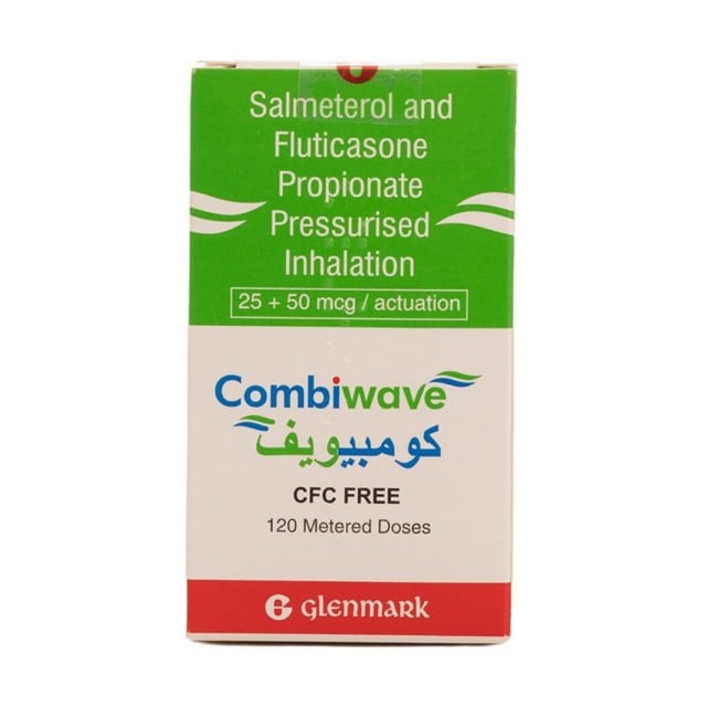 Combiwave 25mcg/50mcg Inhalation 120doses