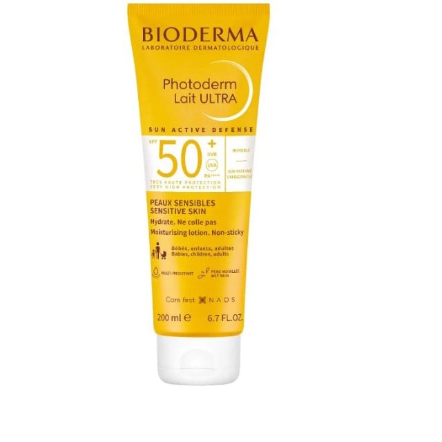 Bioderma Photoderm Lait Ultra Invisible SPF 50 200ml