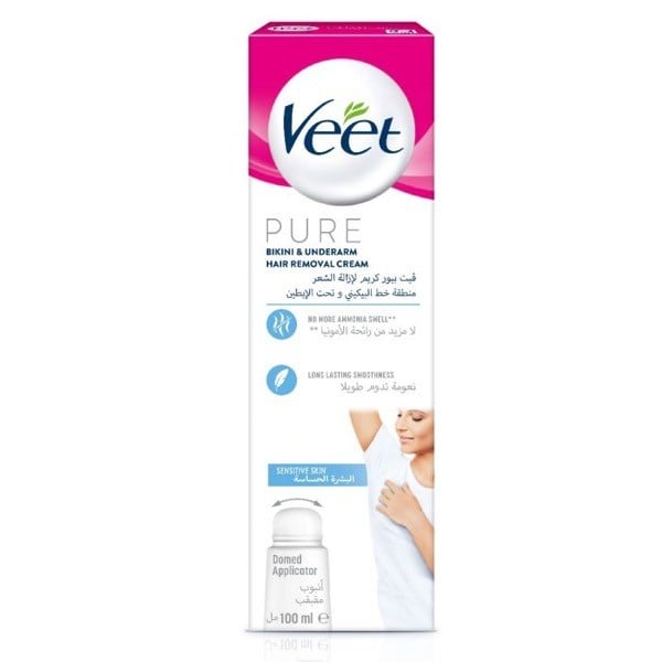 Veet Pure Bikini and Underarm 100ml