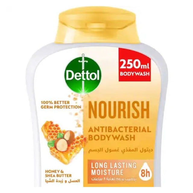 Dettol Shower Gel Nourish Honey 250ml