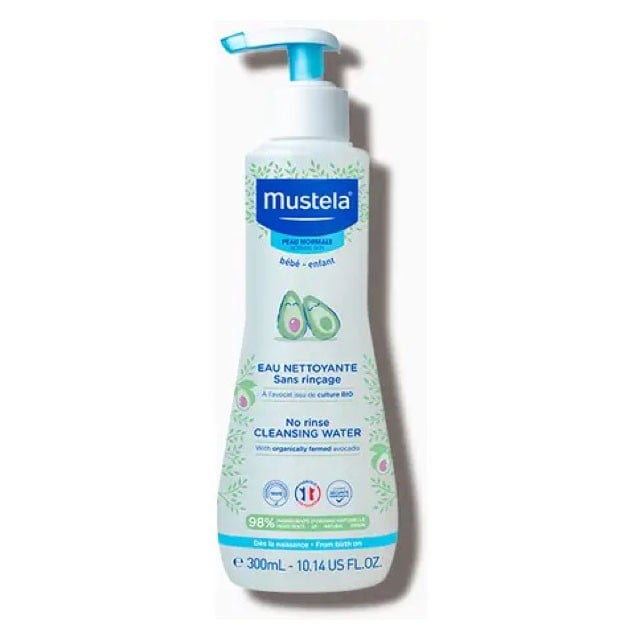 Mustela No-rinse Cleansing Water with Organic Avocado 300ml