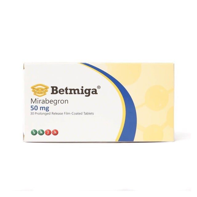 Betmiga Mirabegron 50mg Tablets 30