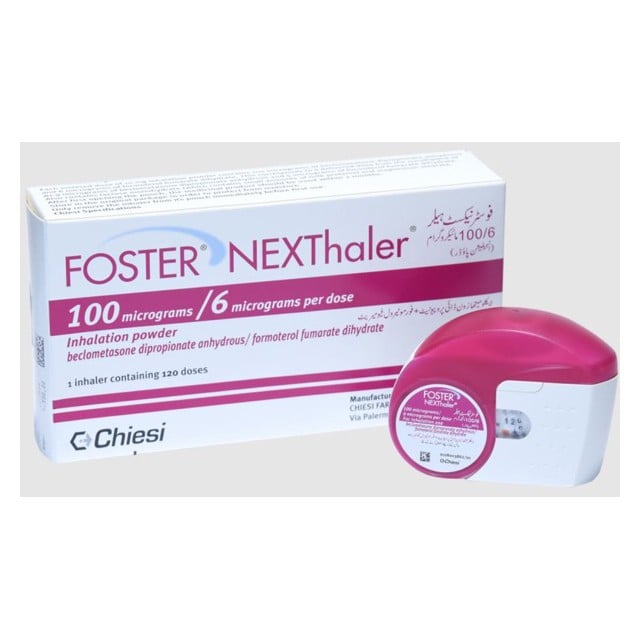 Foster Pressurised Inhalation Solution 100mcg/6mcg