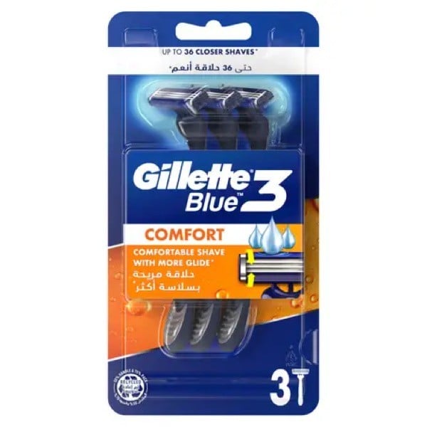 Gillette Blue 3 Comfort 3pcs