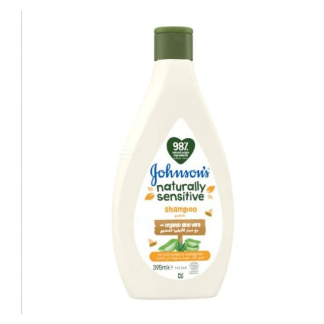 JOHNSON NATURALLY SESITIVE SHAMPOO 395 ML