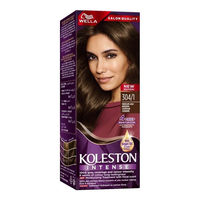 Koleston Hair Color Cream Medium Brown 304/1