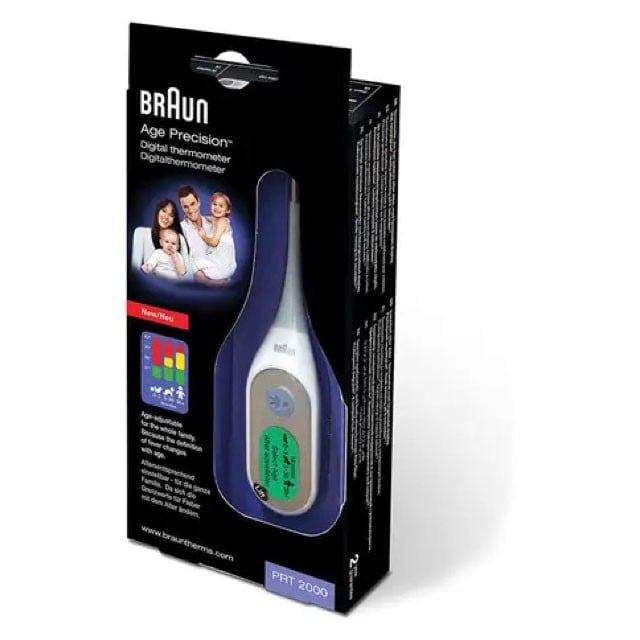 Braun Age Precision Digital Thermometer PRT 2000