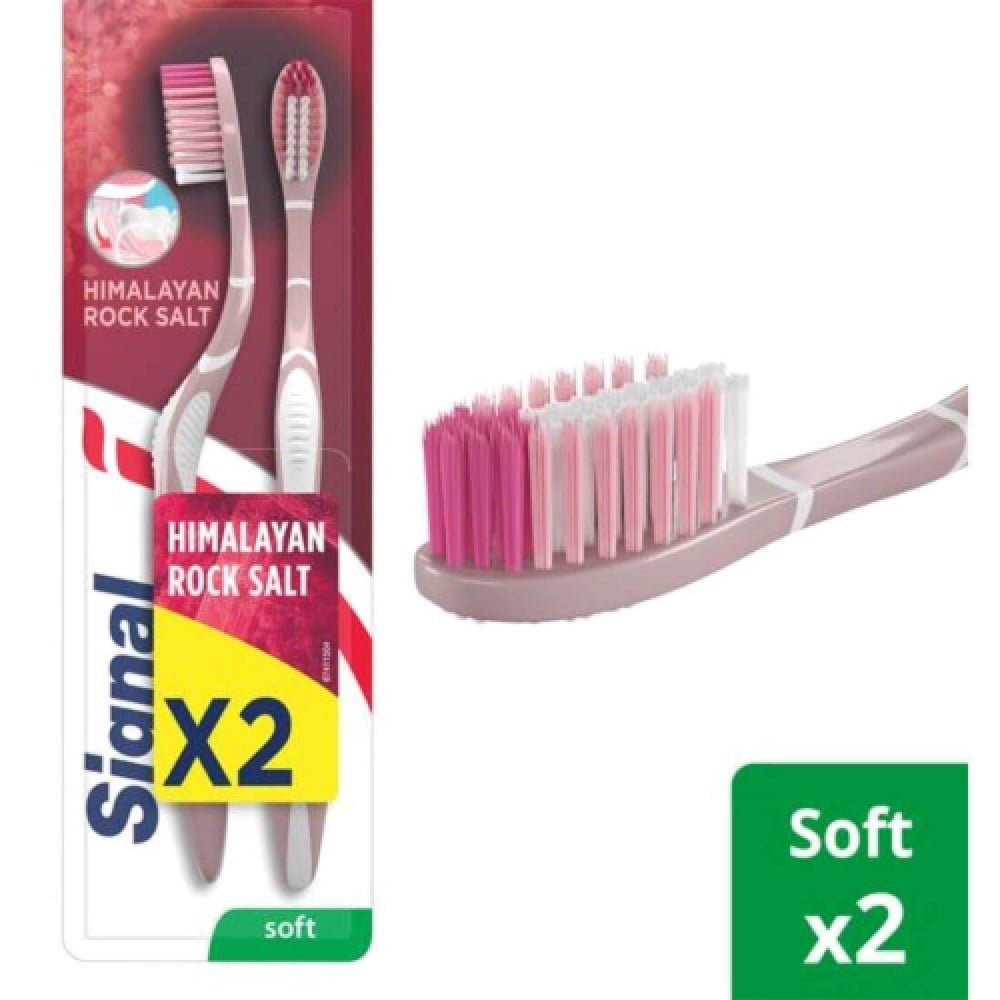 Signal Toothbrush Rock Salt Soft 8x2pc