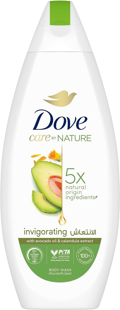 Dove Body Wash Invigorating Avocado 250ml