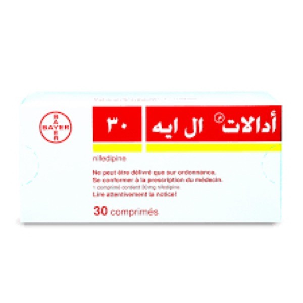 Adalat La 30mg Tablets 30