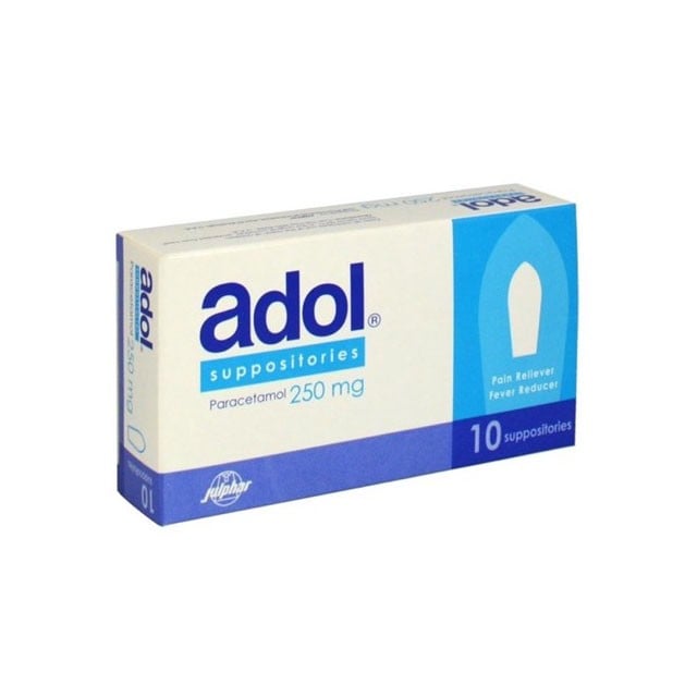 Adol 250mg Suppositories 10