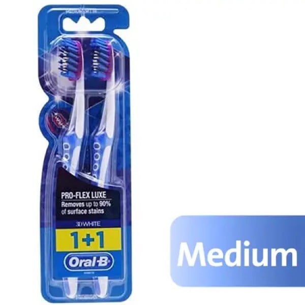 Oral-B Toothbrush Medium Pro-Flex Luxe 1+1