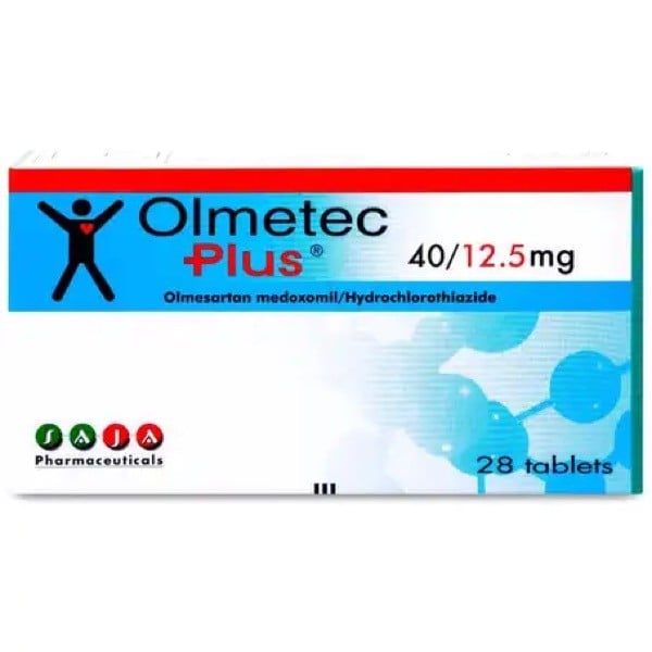 Olmetec Plus 40mg/12.5mg Tablets 28