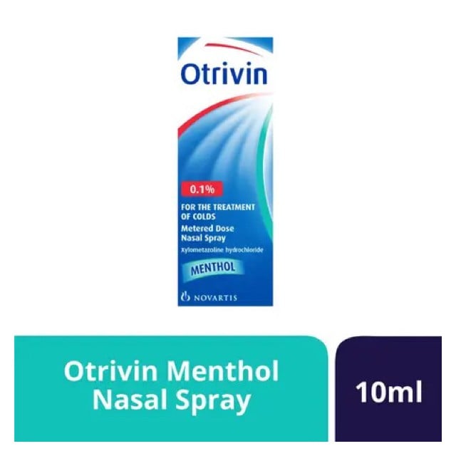 Otrivin Menthol Nasal Spray 0.1% 10ml