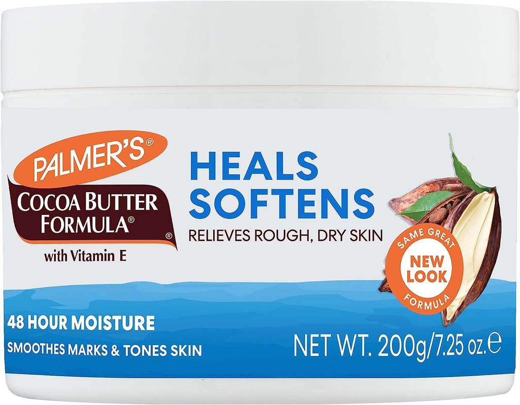 Palmers Cocoa Butter Jar Vitamin E 200g