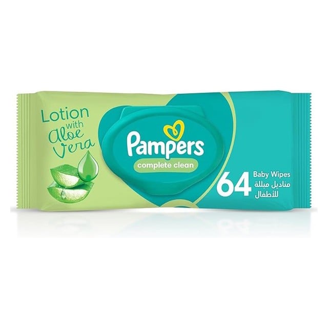 Pampers Fresh Clean Baby Wipes 12x64