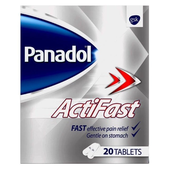 Panadol Actifast 500mg Tablets 20