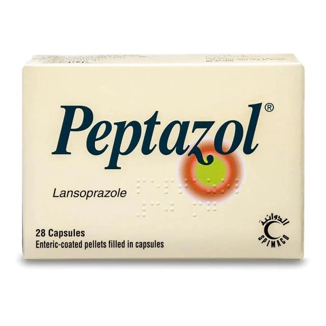 Peptazol 30mg Capsules 28