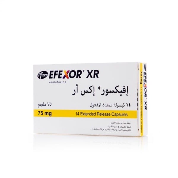 Efexor Xr 75mg Capsules 14