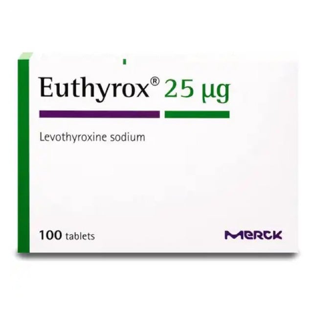 Euthyrox 25mcg Tablets 100