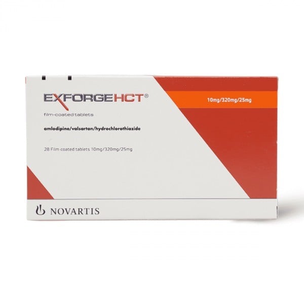 Exforge Hct 10mg/320mg/25mg Tablets 28