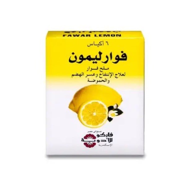 Fawar Lemon Effervescent Sachets 6s