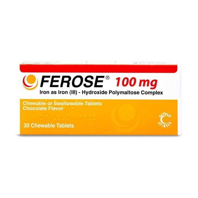 Ferose Iron Supplement 30 Tablets