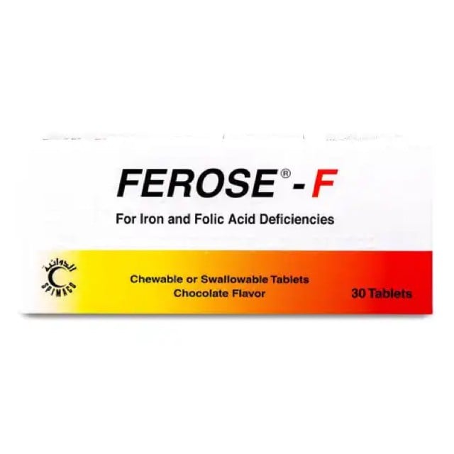 Ferose F 100mg tablets 30