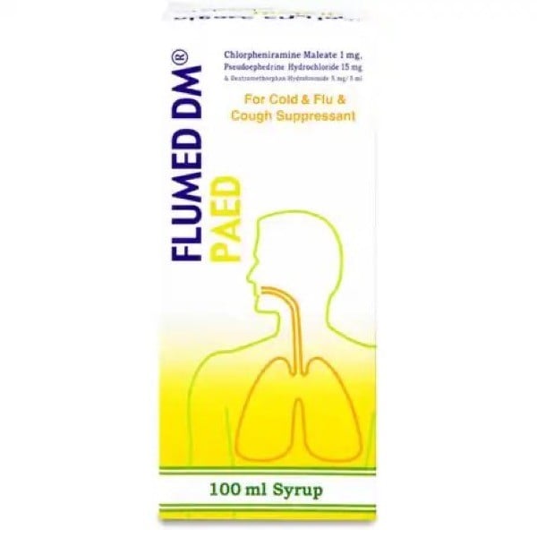 Flumed Dm Paediatric Syrup 100ml