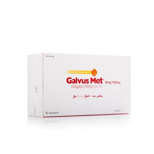 Galvusmet 50mg/1000mg Tablets 60