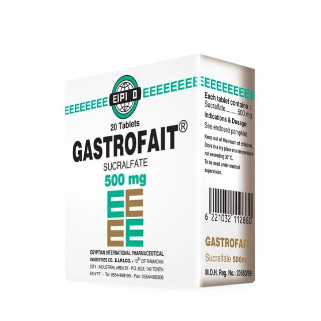 Gastrofait 500mg Tablets 20