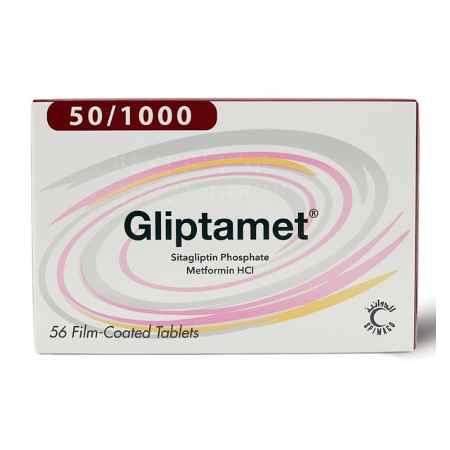 Gliptamet 50mg/1000mg Tablets 56