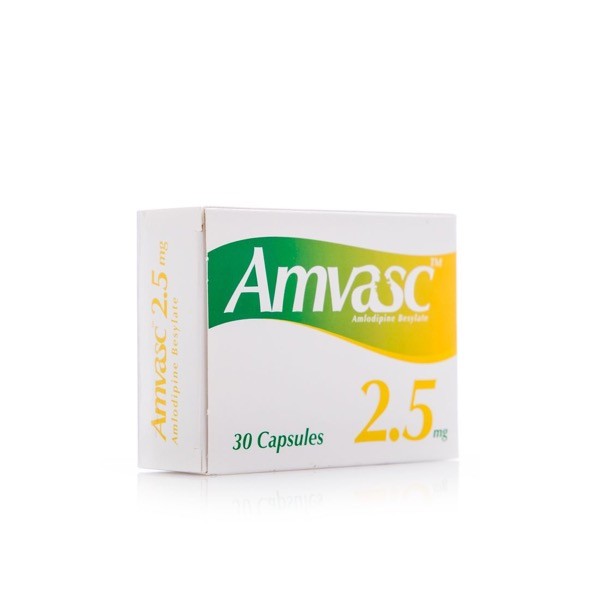 Amvasc 2.5mg Capsules 30