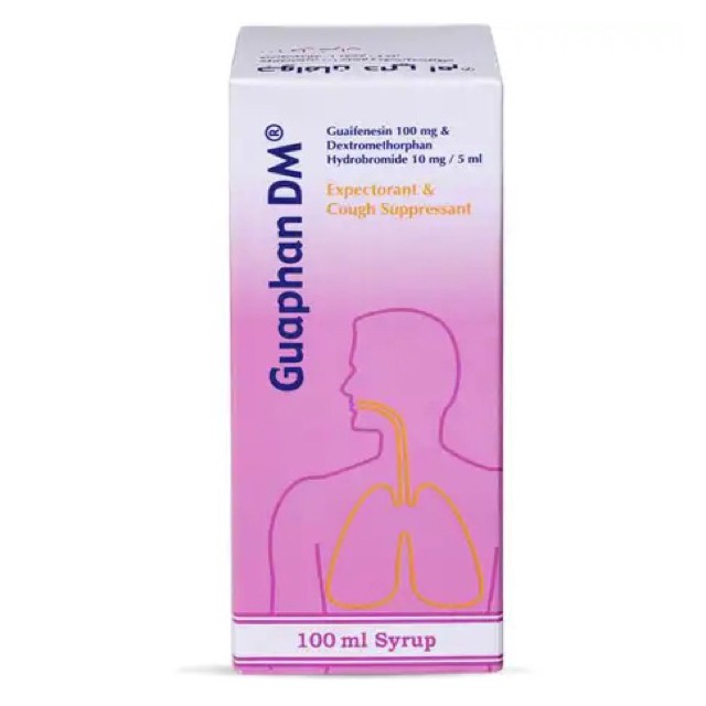 Guaphan Cough Relief Syrup 100mg/5ml 100ml